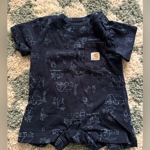 Carhartt baby romper, navy blue 3 month